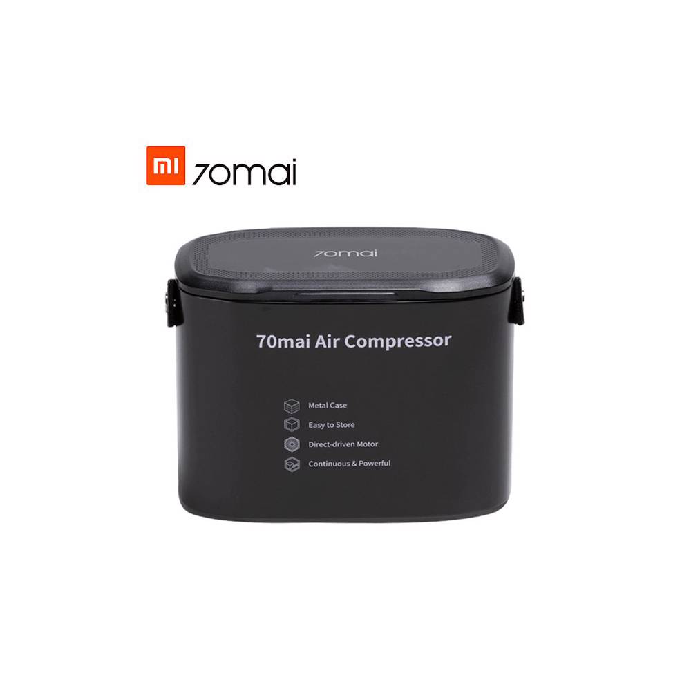 მანქანის კომპრესორი Xiaomi 70Mai Air Compressor Midrive TP01 Protable Mini Electric Car Air Pump Max Pressure 7bar Black