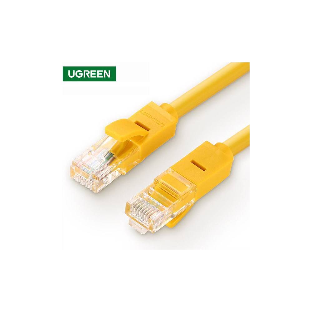 ქსელის კაბელი UGREEN NW103 (60816) Cat5e Patch Cord UTP Lan Cable, 20m, Yellow