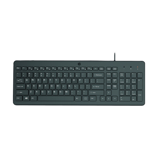 HP 150 Wired Keyboard 664R5AA Black
