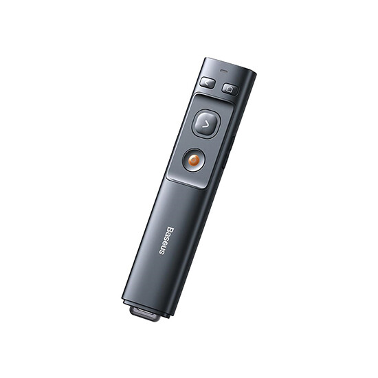 Baseus Orange Dot Wireless Presenter Red Laser ACFYB-0G Grey