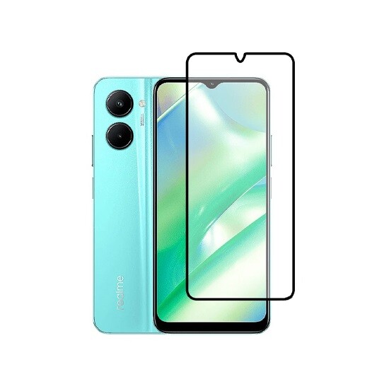 Glass Pro+ Full Screen Tempered Glass Realme C33 Black