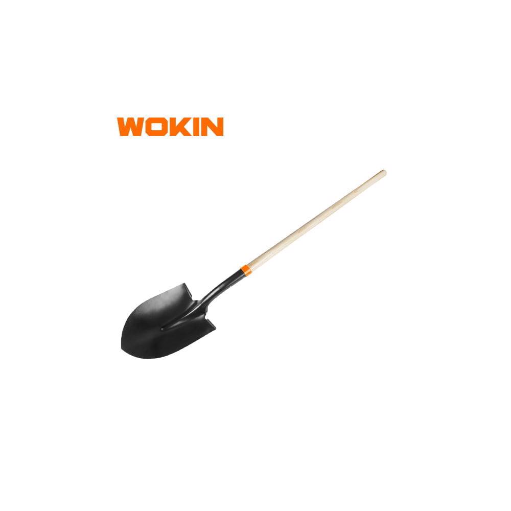 ბარი Wokin 577011, 1480mm STEEL SHOVEL WITH HANDLE, Black