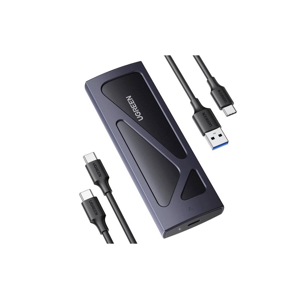 მყარი დისკის ქეისი UGREEN CM578(15512), M.2 NVMe SSD Enclosure Adapter, Grey